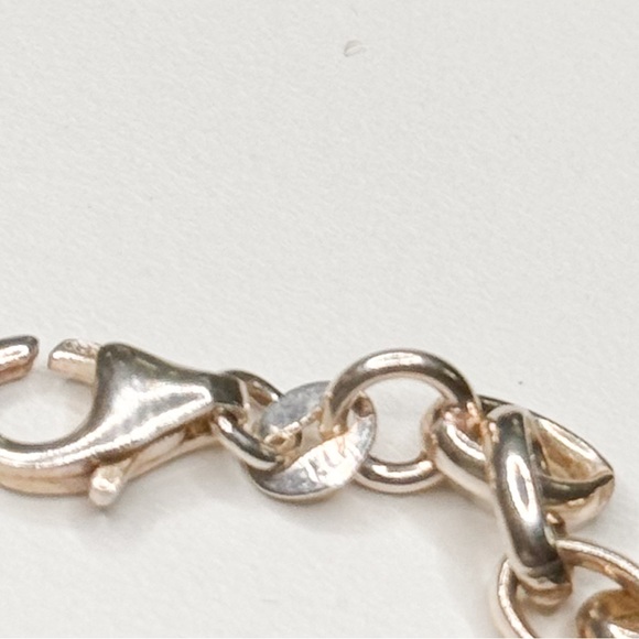 Vintage LLK .925 Sterling Silver Link Chain Bracelet - Picture 2 of 3